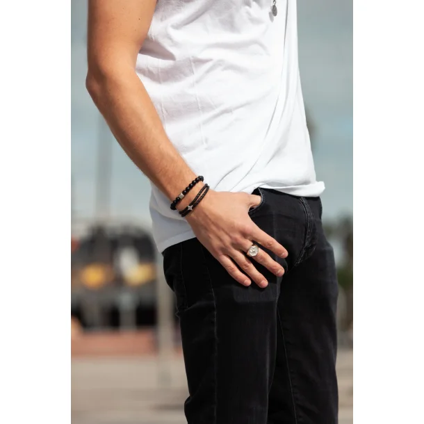 ColorUp Onyx Matte (8 mm) armbnd fra Alexander Lynggaard