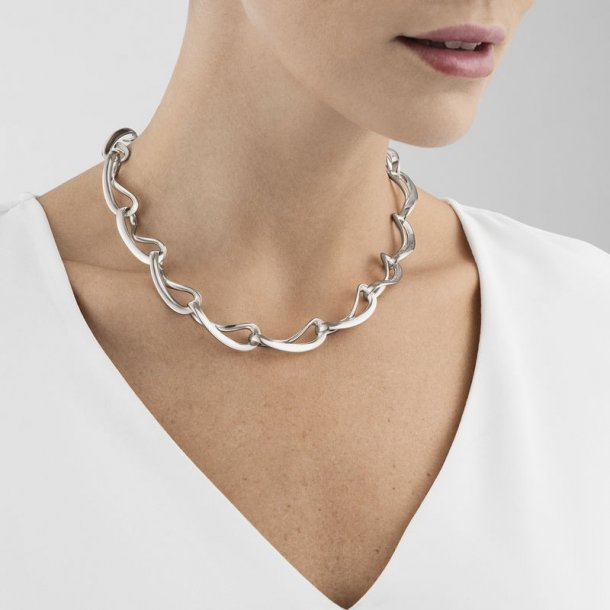 Infinity halsk�de fra Georg Jensen i s�lv