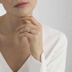 Magic ring fra Georg Jensen - rdguld m. brillanter