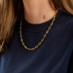 Ines halskde i forgyldt slv fra Pernille Corydon