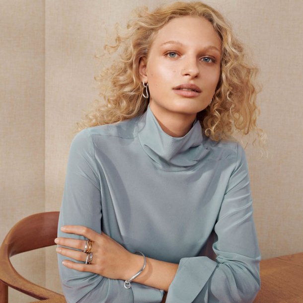 Offspring reringe i slv fra Georg Jensen 