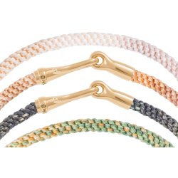 Life armbnd 19 cm i guld, Red Emotions, fra OLE LYNGGAARD COPENHAGEN