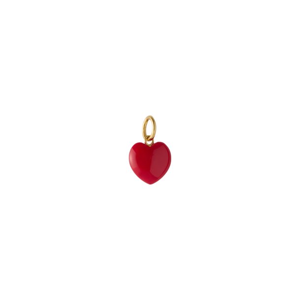 Valentine vedh�ng i forgyldt s�lv fra Pernille Corydon