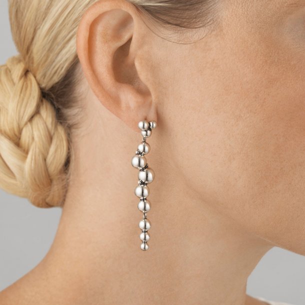 Moonlight Grapes reringe i oxideret slv fra Georg Jensen