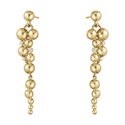 Moonlight Grapes reringe i guld med diamanter fra Georg Jensen