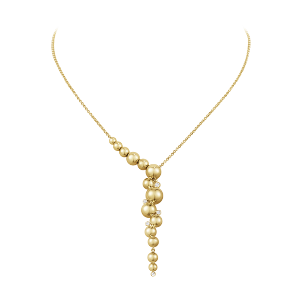 Moonlight Grapes halskde med vedhng i guld fra Georg Jensen