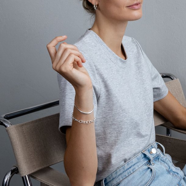 Offspring armbnd i slv fra Georg Jensen