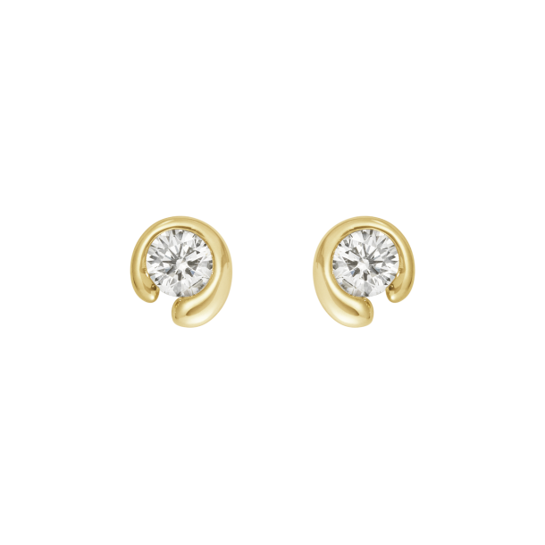 Mercy reringe i guld med 0,05 ct. brillanter fra Georg Jensen