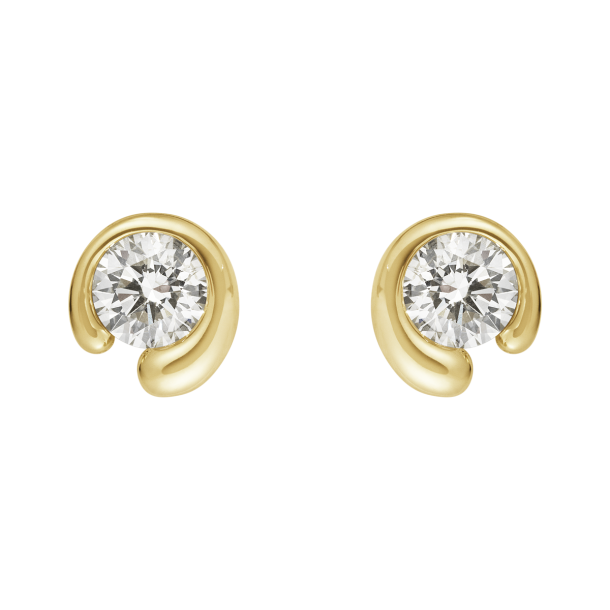 Mercy reringe i guld med brillanter fra Georg Jensen
