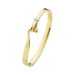 Torun armring fra Georg Jensen - rdguld og brillanter
