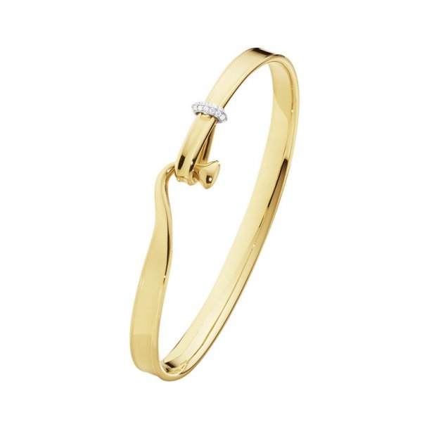 Torun armring fra Georg Jensen - rdguld og brillanter