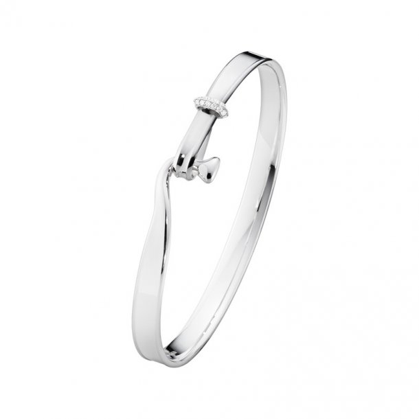 Torun armring fra Georg Jensen - sterling slv og brillanter